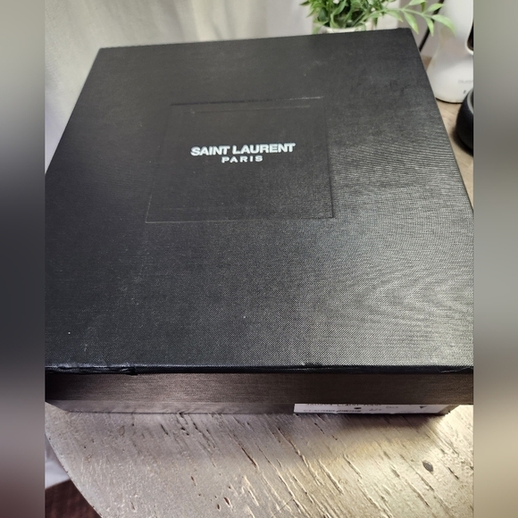 Y2K SAINT Laurent Janis 80 Black Snakeskin Stiletto Ankle Boots 7.5 37 1/2 - Picture 14 of 15